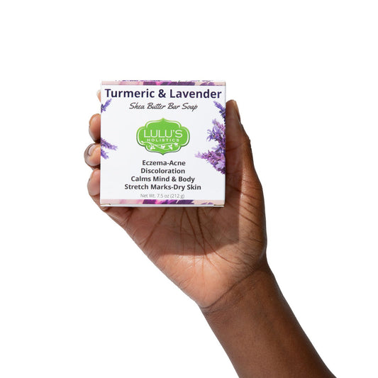 Turmeric & Lavender Shea Butter Bar Soap – Calming Brightening Cleanse