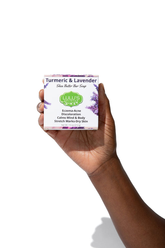Turmeric Lavender Shea Butter Bar Soap – Calm, Smooth, Even-Looking Skin
