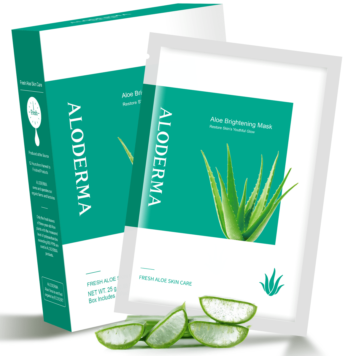 Set iluminador de lujo con aloe