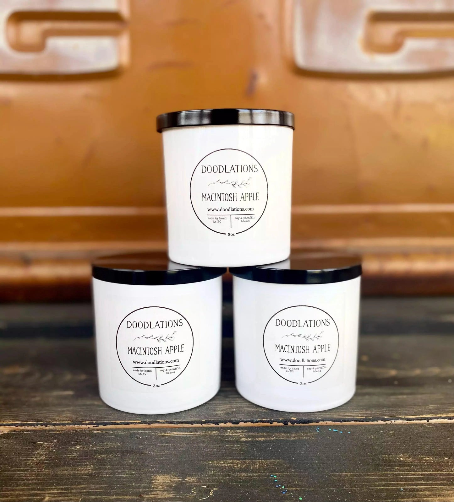 Macintosh Apple Candle