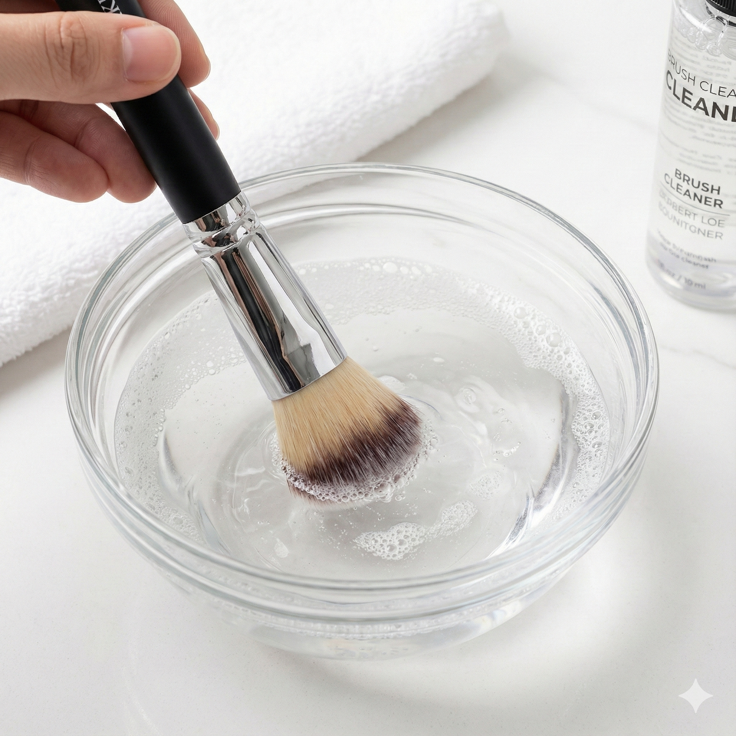 Brocha para base de maquillaje
