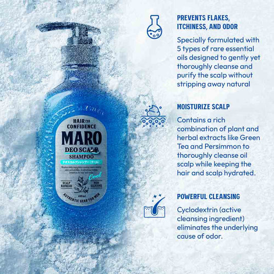 MARO Deo Scalp Cool Shampoo 2-Pack