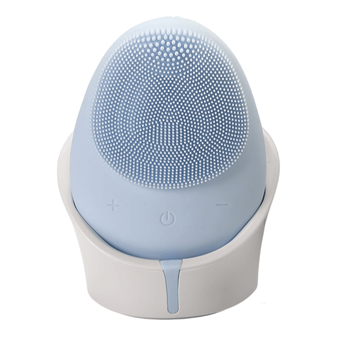 Cepillo limpiador facial de silicona Mellow W-SONIC