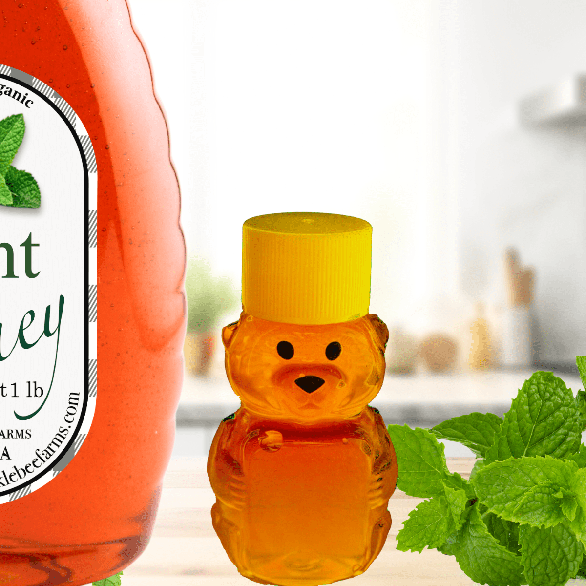 Delicias de miel y menta: dulzura natural y sabor refrescante