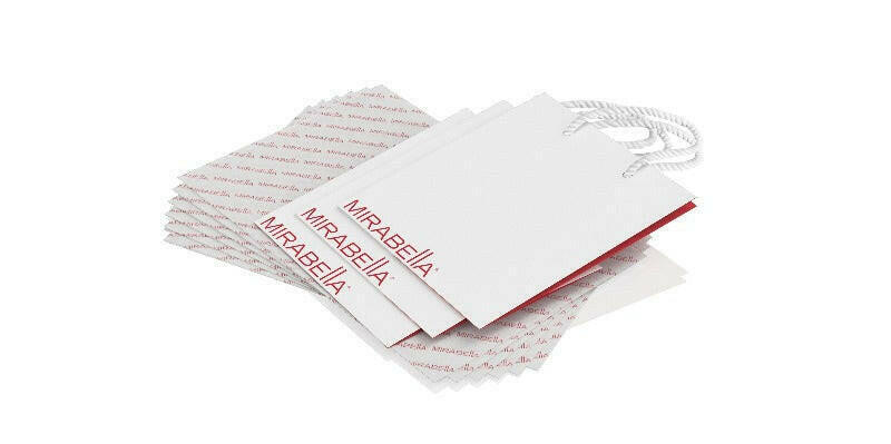 Bolsas de regalo Mirabella con pañuelos - Juego de 25