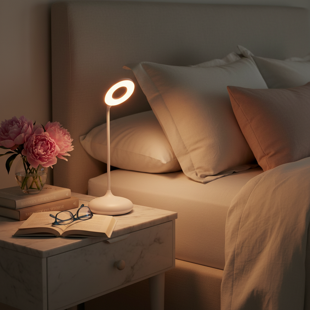 MoonNest - Lampe de table/de bureau/de chevet respectueuse du cycle circadien
