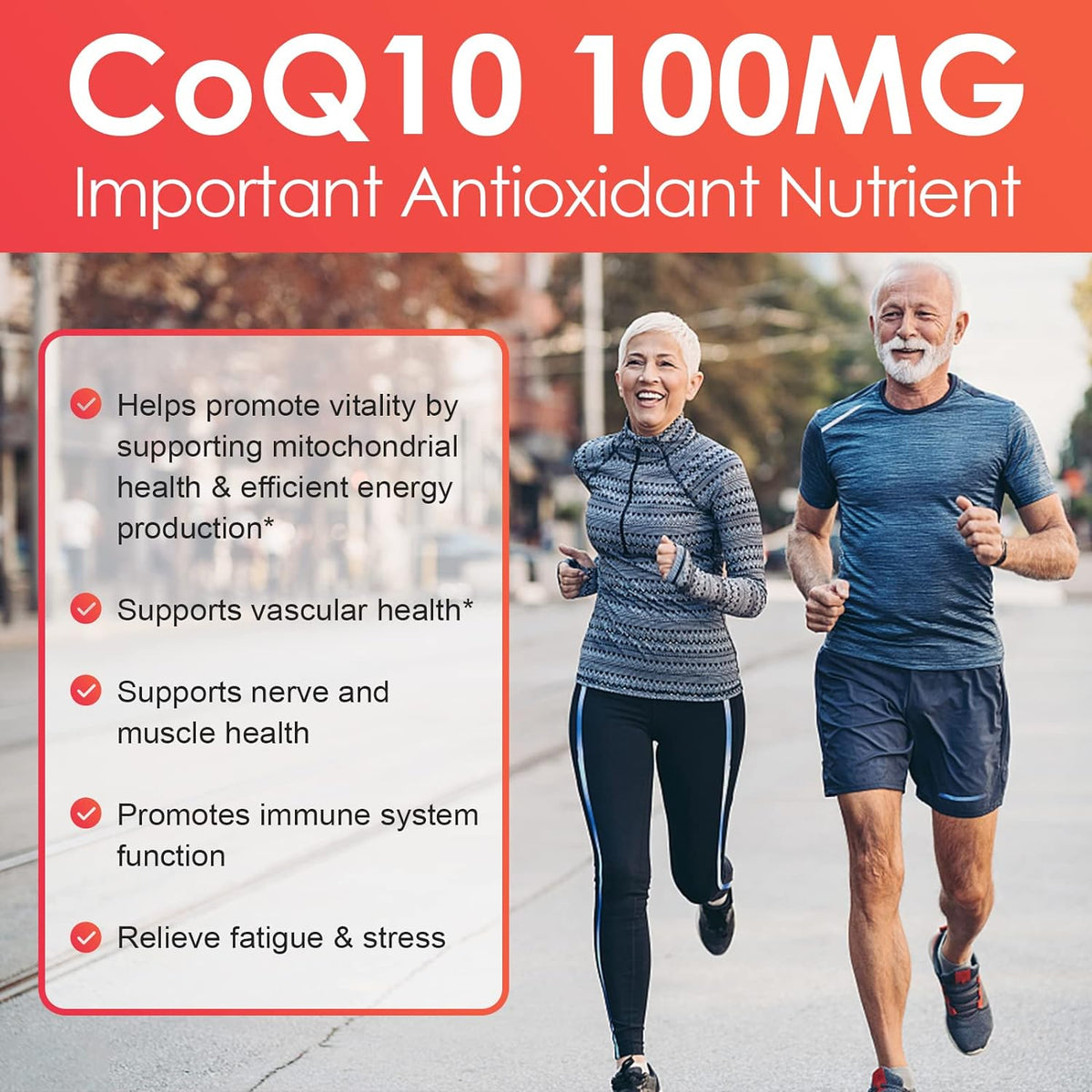 Cápsulas blandas de CoQ10, 100 mg, 120 cápsulas blandas
