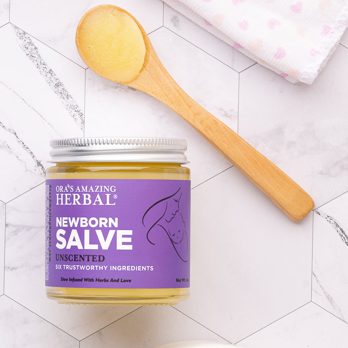 Newborn Salve, Calendula Ointment For Babies