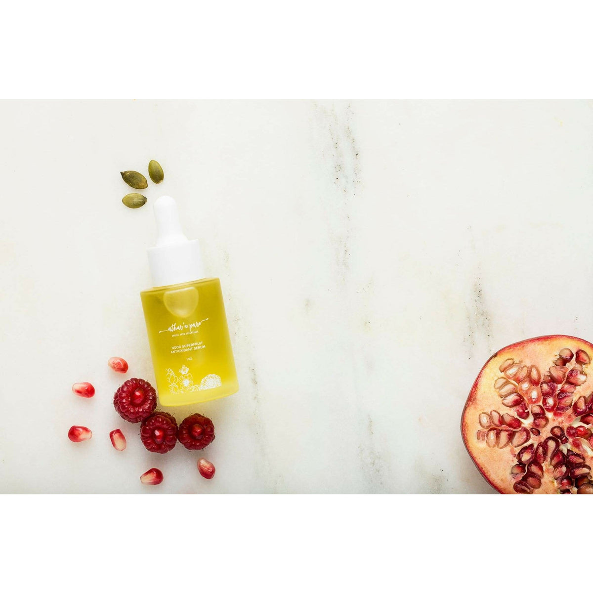 Suero facial antioxidante Noor Superfruit (100 % natural, vegano y orgánico)