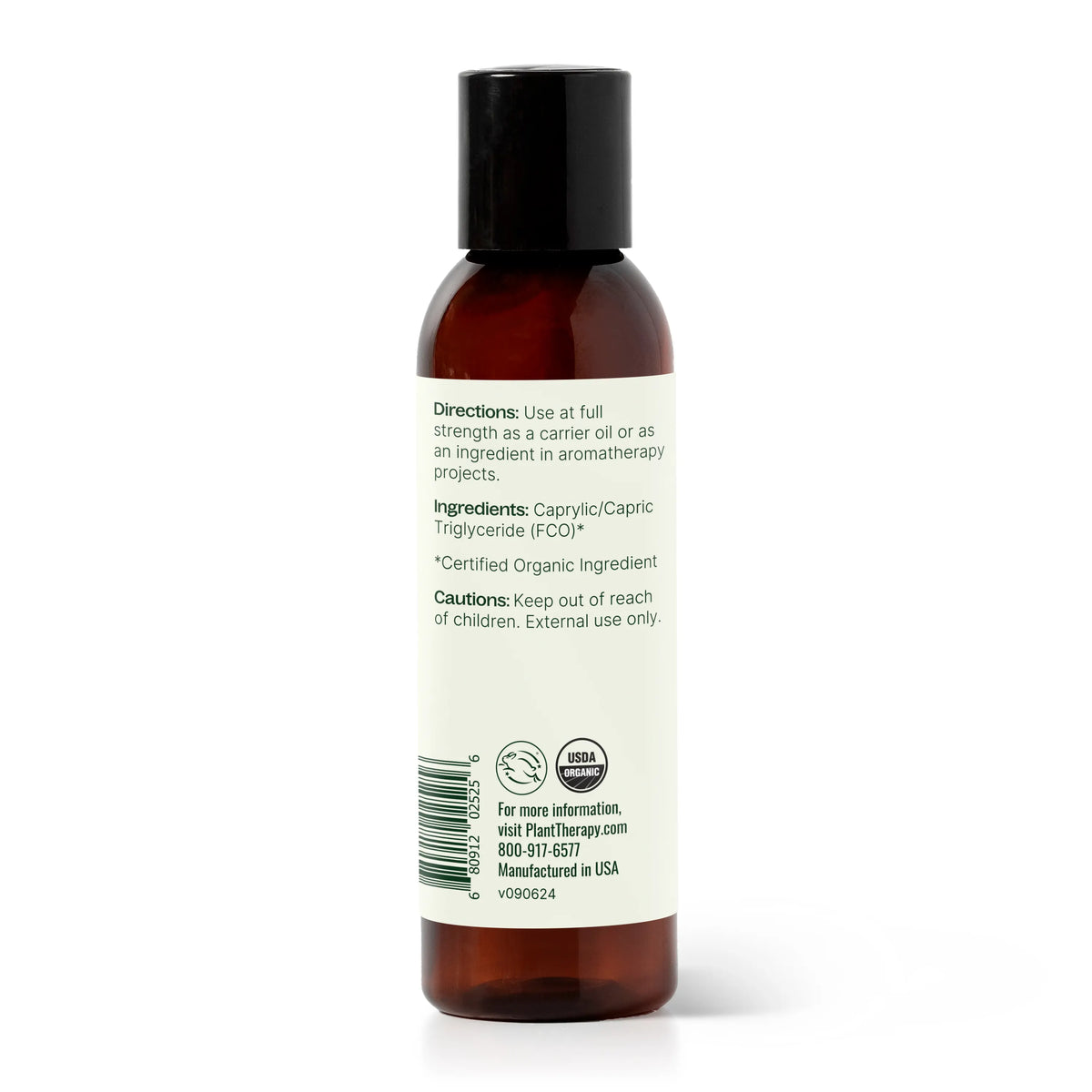 Organic Fractionated Coconut Carrier Oil