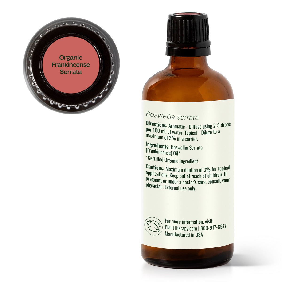 Aceite esencial de incienso serrata orgánico