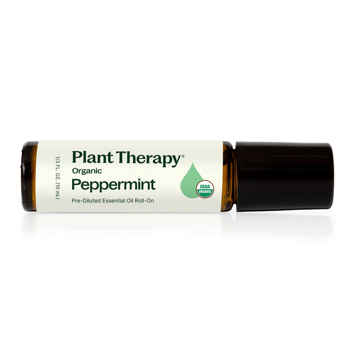 Huile Essentielle de Menthe Poivrée Bio Pré-diluée en Roll-on