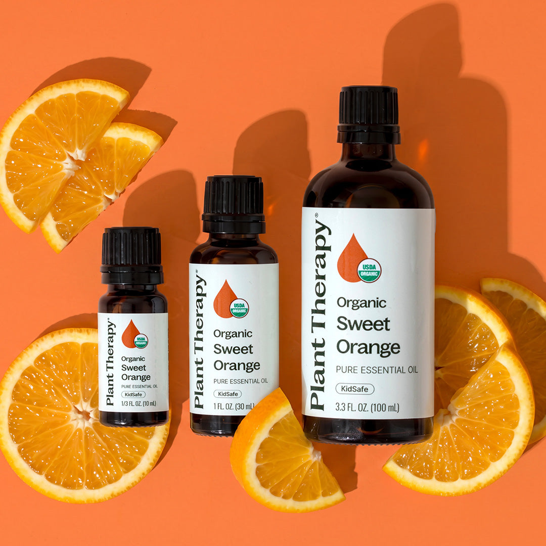 Aceite esencial de naranja dulce orgánico