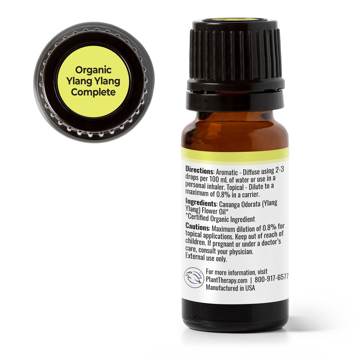 Aceite esencial completo de Ylang Ylang orgánico