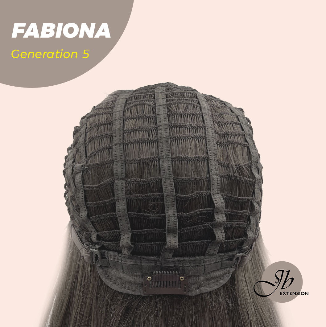 HOT OF SEASON - JBEXTENSION GENERATION FIVE 28 Inches Tea Black Darkest Brown Curly Wig FABIONA