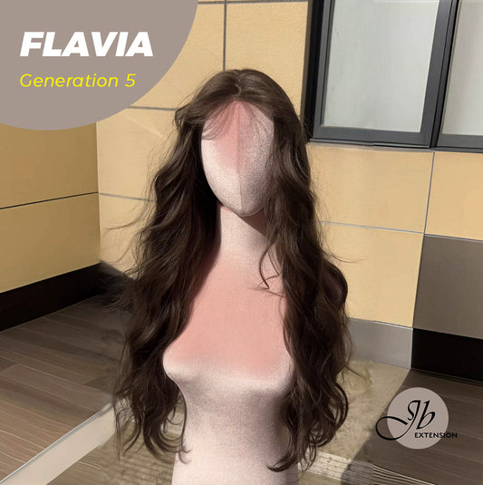 JBEXTENSION GENERATION FIVE 28 Inches Cold Brown Body Wave Wig FLAVIA