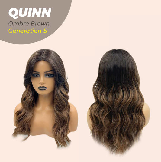 JBEXTENSION GENERATION FIVE 20 Inches Ombre Brown Body Wave Wig QUINN OMBRE BROWN G5