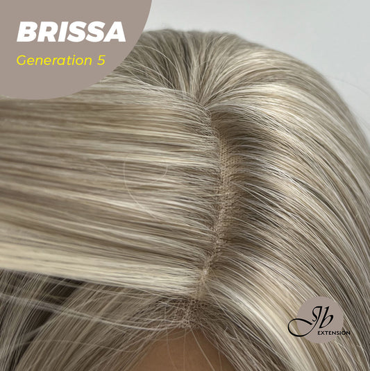 JBEXTENSION GENERATION FIVE 26 Inches Mix Grey Straight Wig BRISSA G5