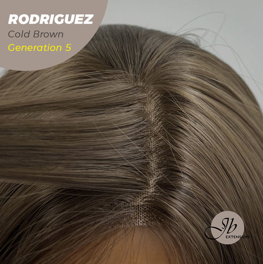 JBEXTENSION GENERATION FIVE 28 Inches Long Straight Cold Brown Wig RODRIGUEZ COLD BROWN G5