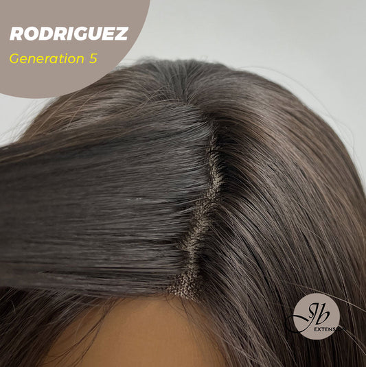 JBEXTENSION GENERATION FIVE 28 Inches Long Straight Midnight Brown( Black/Brown) Wig RODRIGUEZ G5