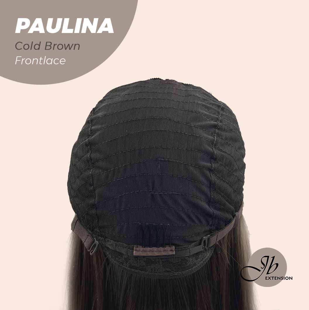 JBEXTENSION 10 Inches Bob Cut Cold Brown Straight Pre-Cut Frontlace Glueless Wig PAULINA COLD BROWN