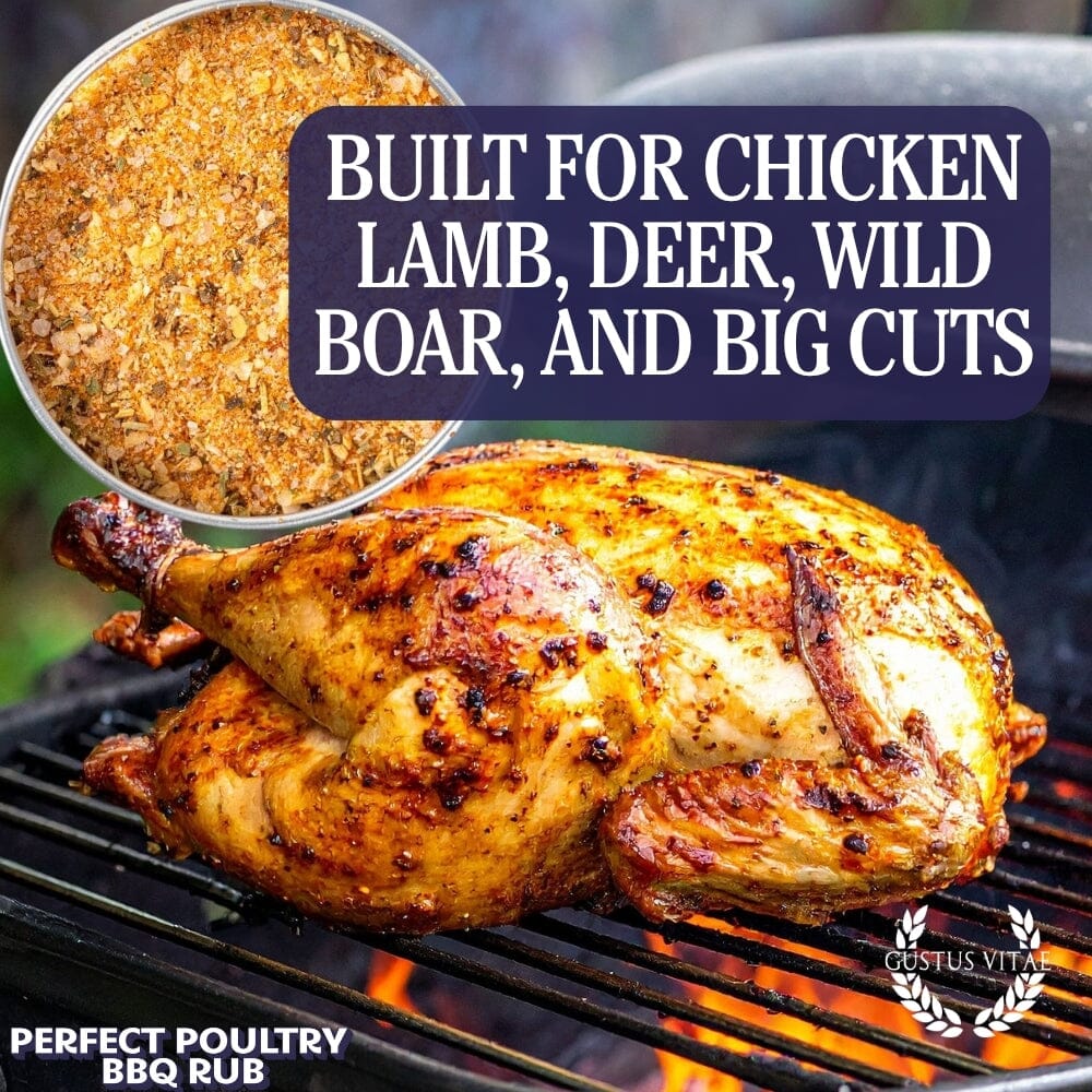 Sazonador perfecto para barbacoa de aves