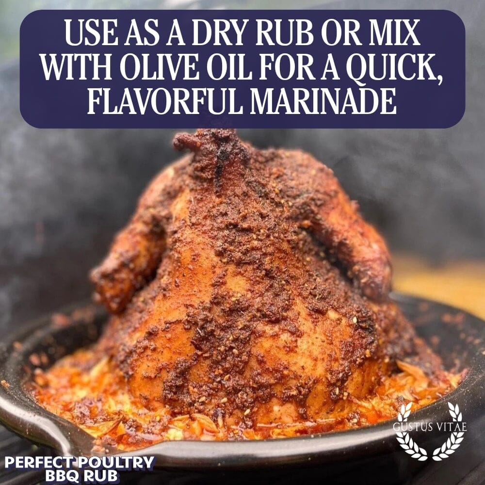 Sazonador perfecto para barbacoa de aves