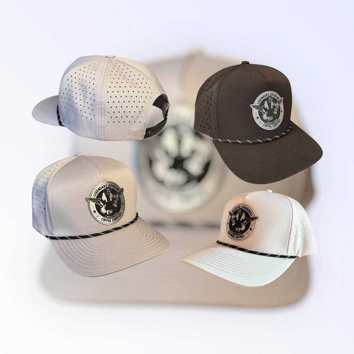 Gorra de aviador de alto rendimiento con calavera legendaria
