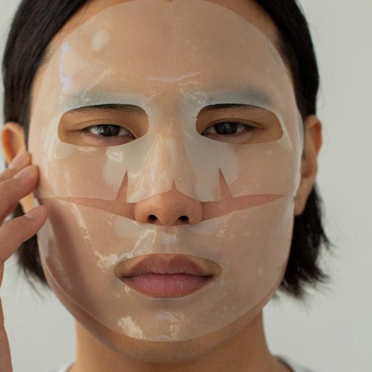 Mascarilla facial de hidrogel de colágeno