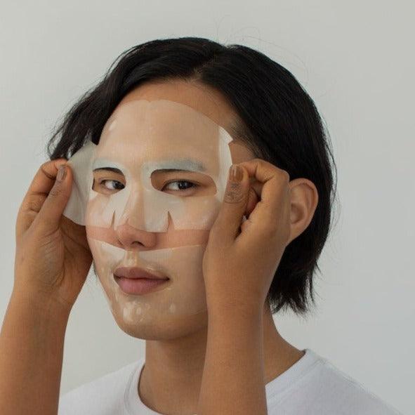 Mascarilla facial de hidrogel de colágeno