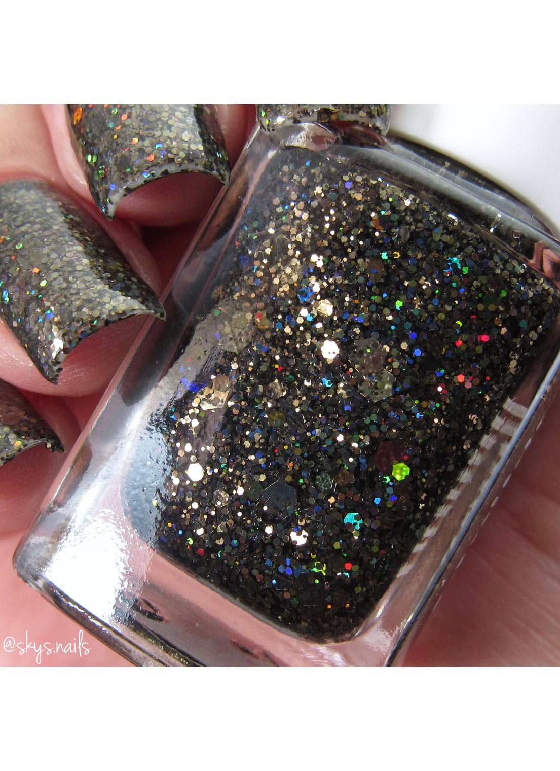 Midnight Howl - Holographic Polish