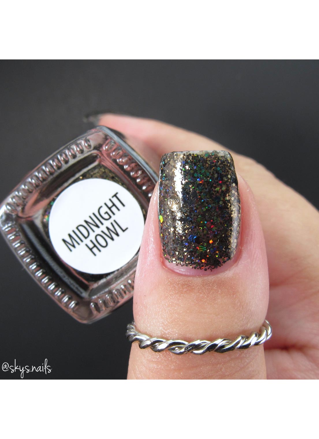 Midnight Howl - Holographic Polish