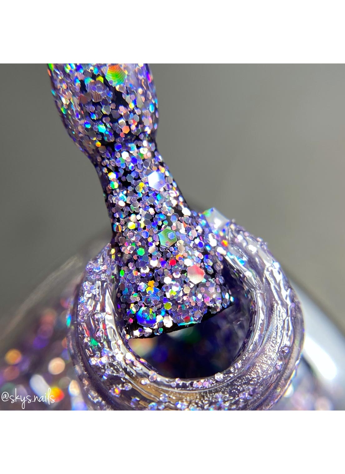 Holo Snowflakes - Holographic Polish