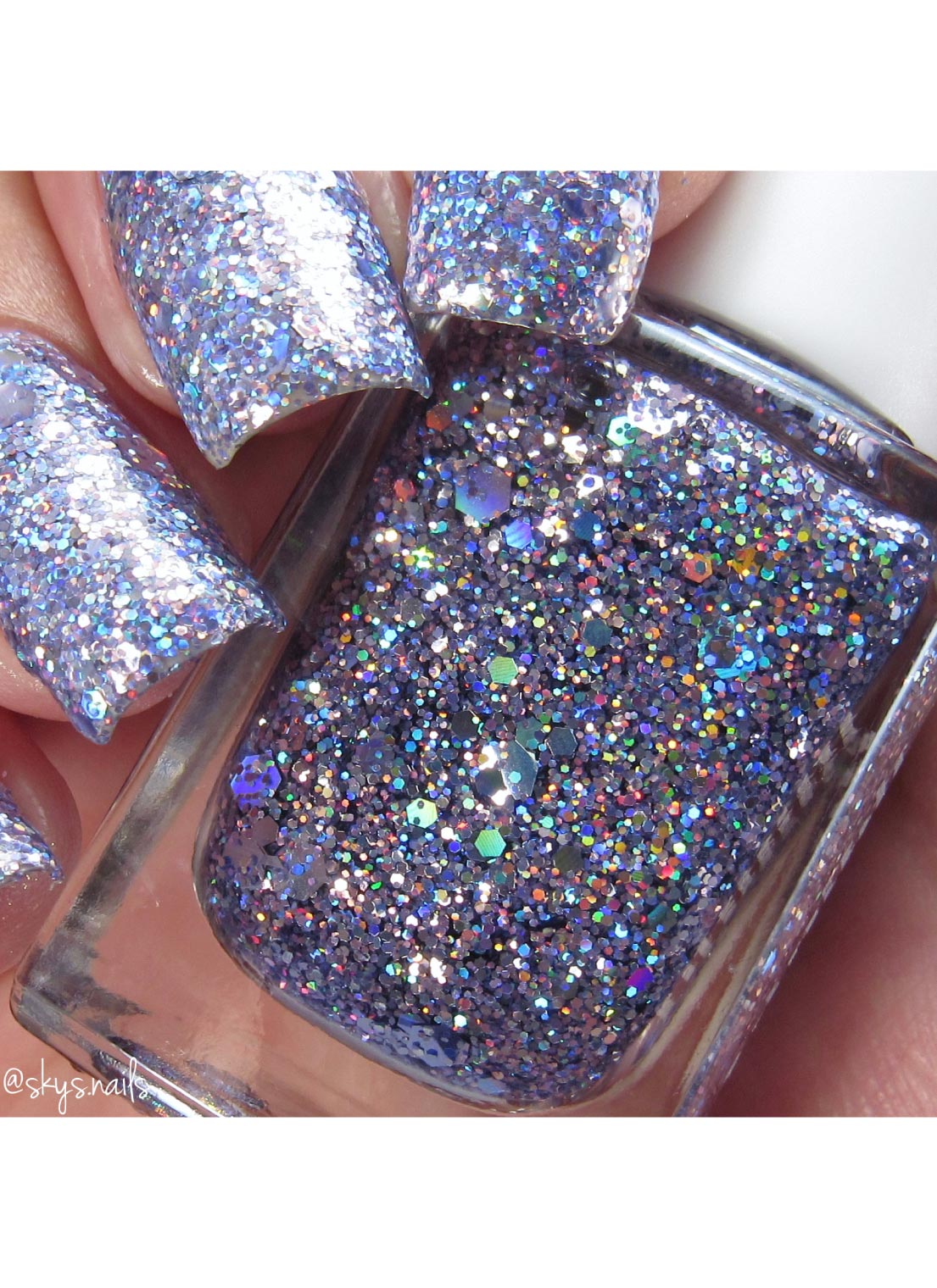 Holo Snowflakes - Holographic Polish