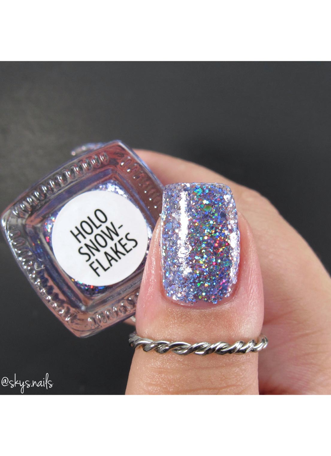 Holo Snowflakes - Holographic Polish