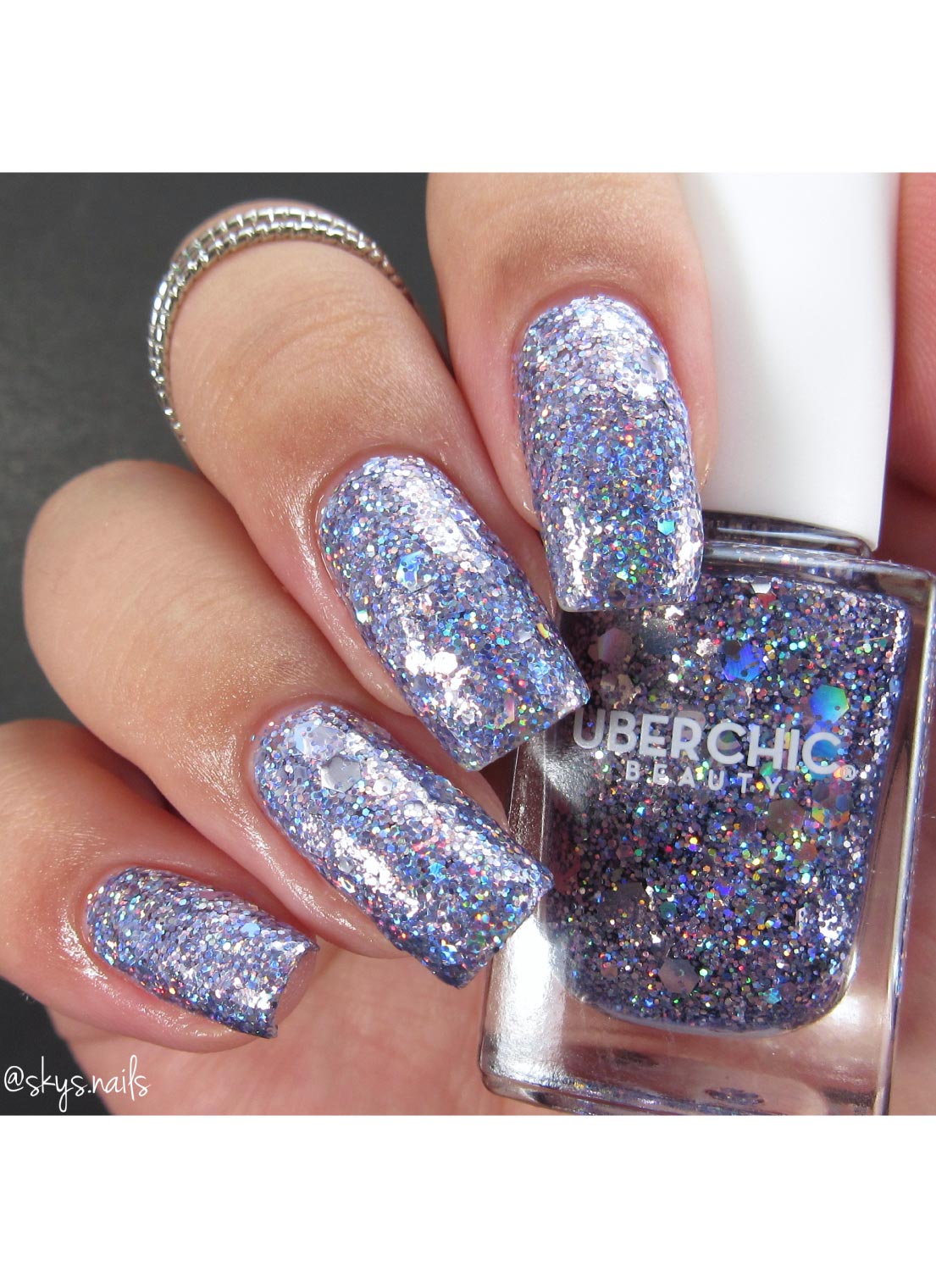 Holo Snowflakes - Holographic Polish