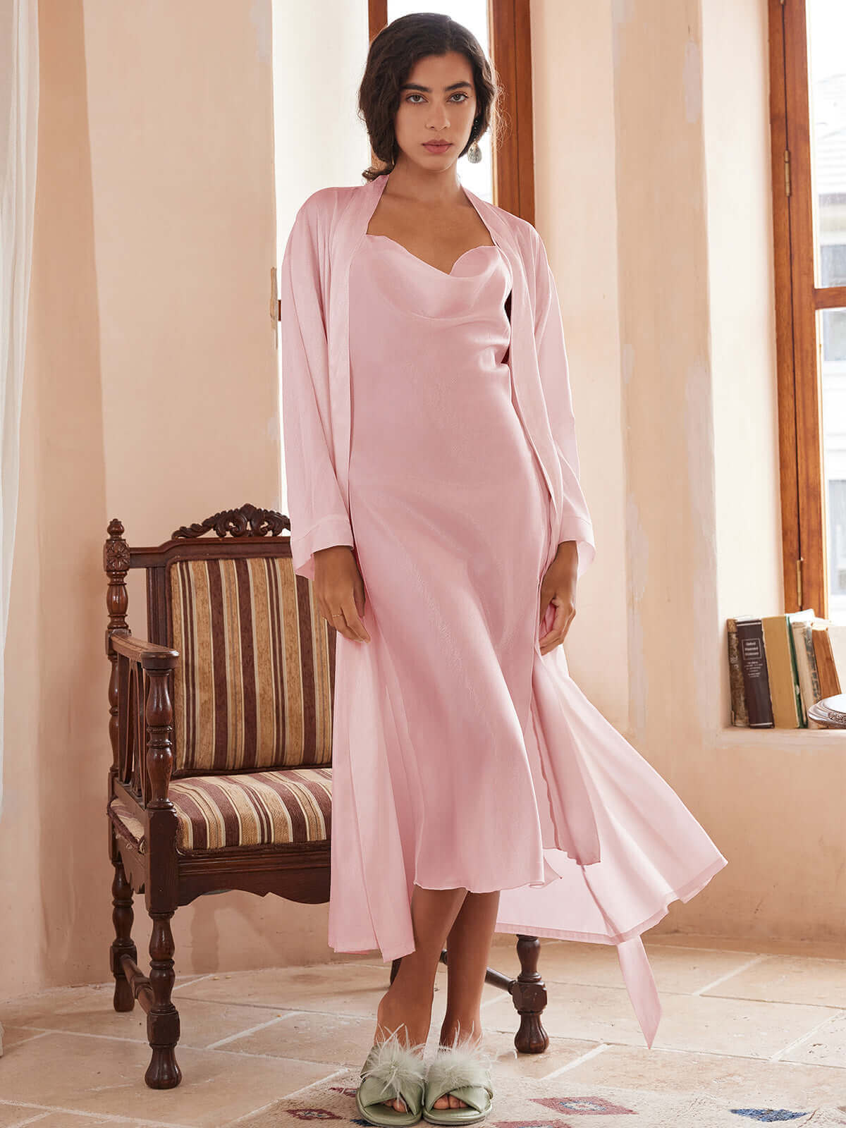 Pink Robe Dress Set | Daily Health & Beauty