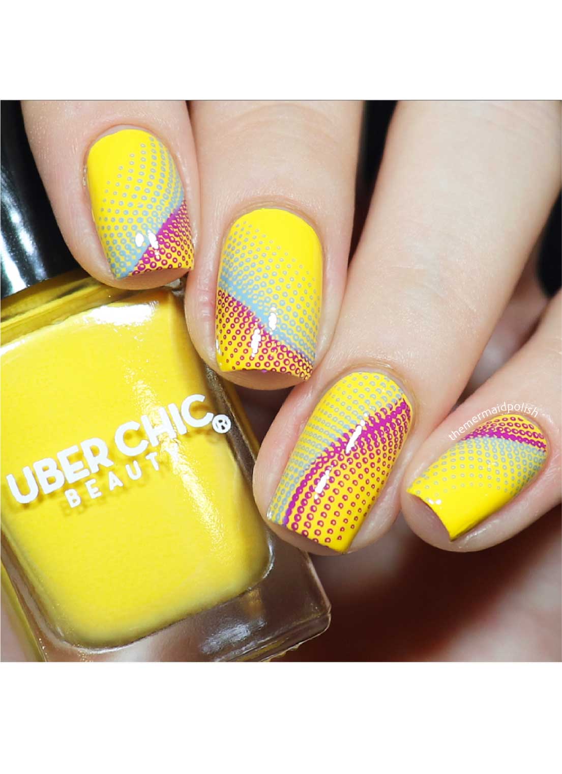 Lazy Little Bumblebee - Stamping Polish