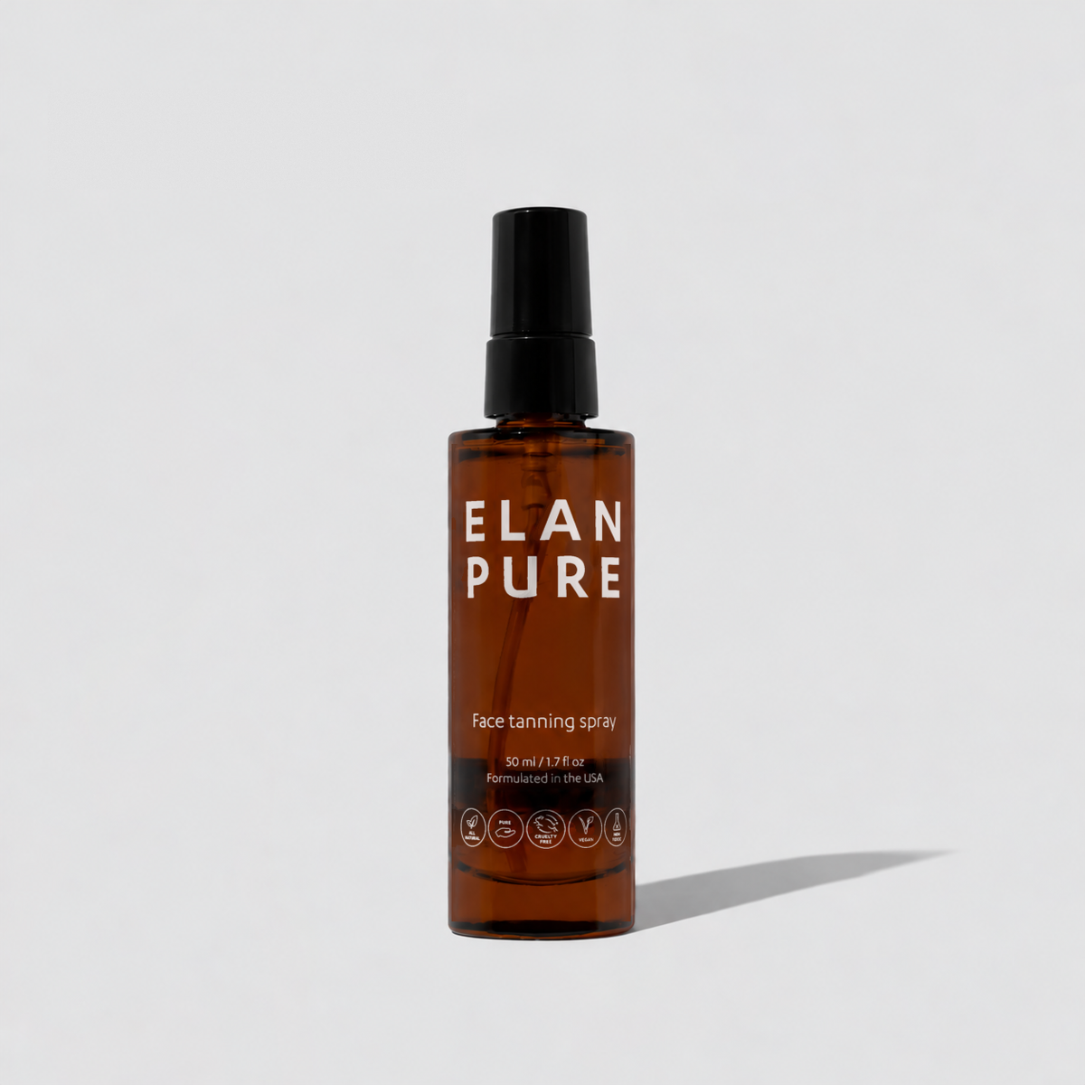 Bruma bronceadora facial