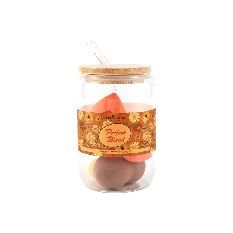 Especias de calabaza | Juego de esponjas y vaso reutilizable Perfect Blend