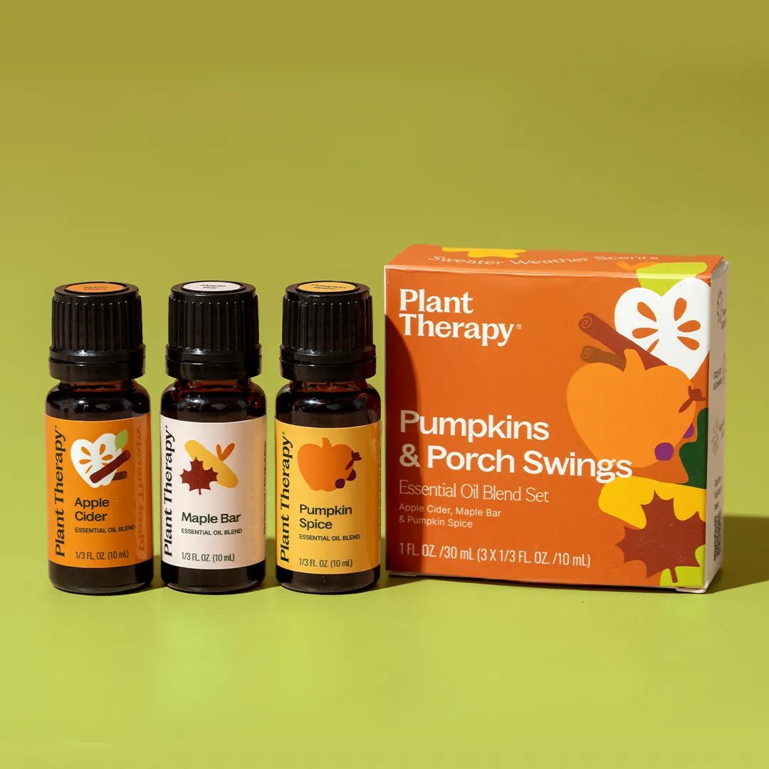 Pumpkins & Porch Swings Essential Oil Blend 3 Set | Daily Health & Beauty