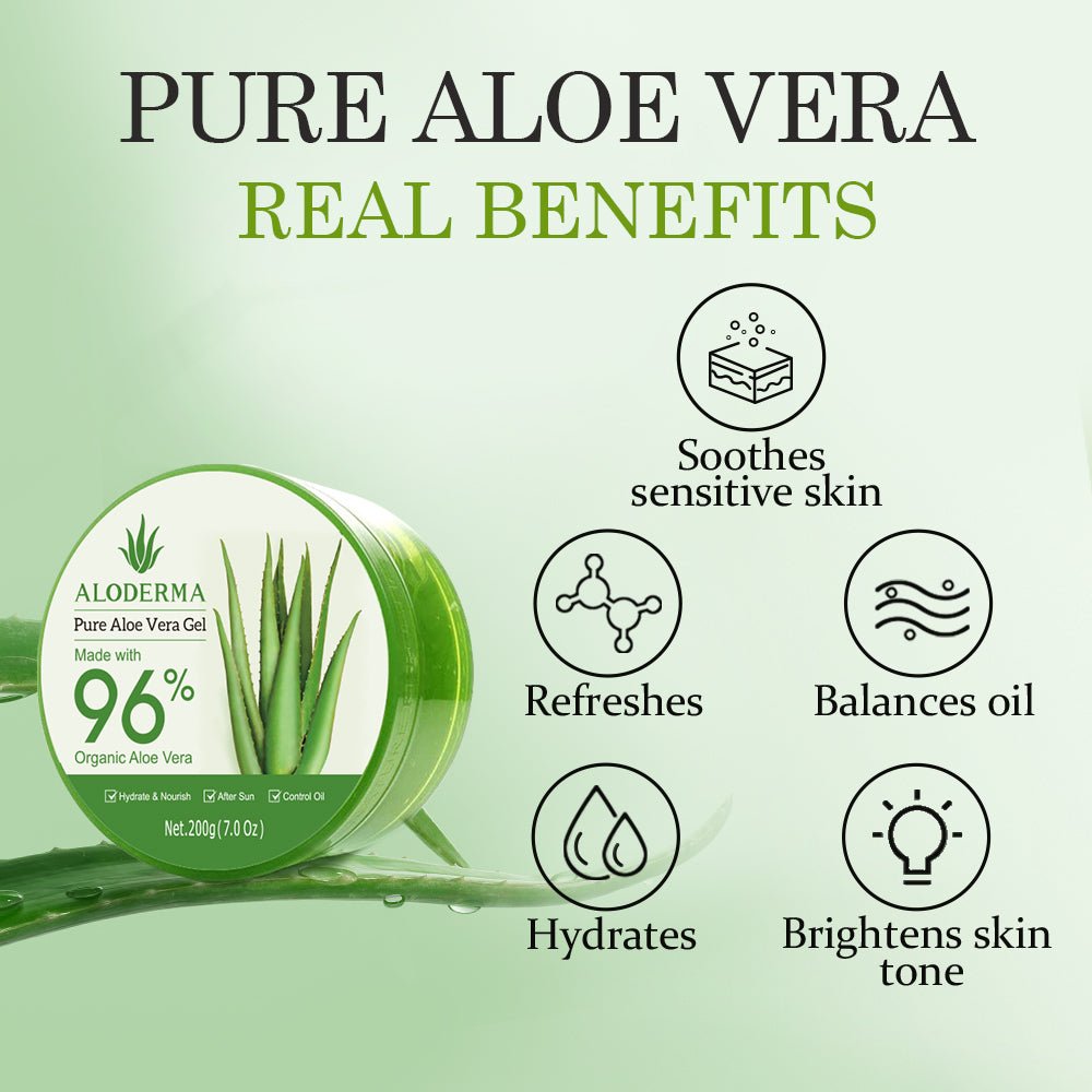 Gel de aloe vera puro 200 g