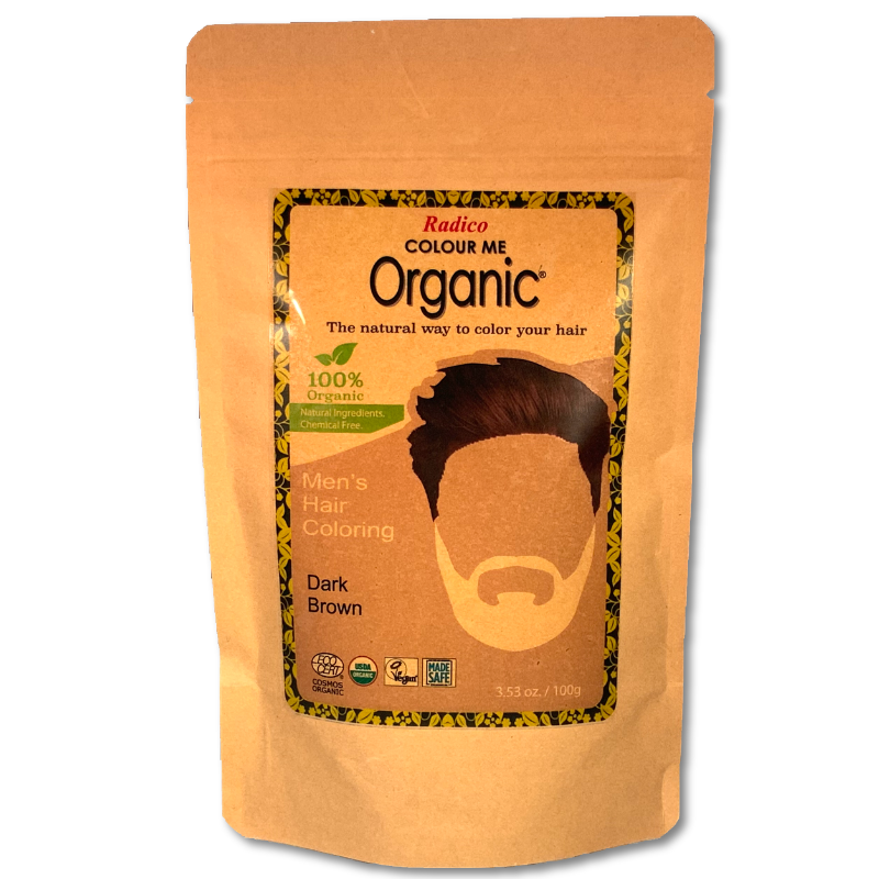 Men's Dark Brown - Organic Hair Coloring