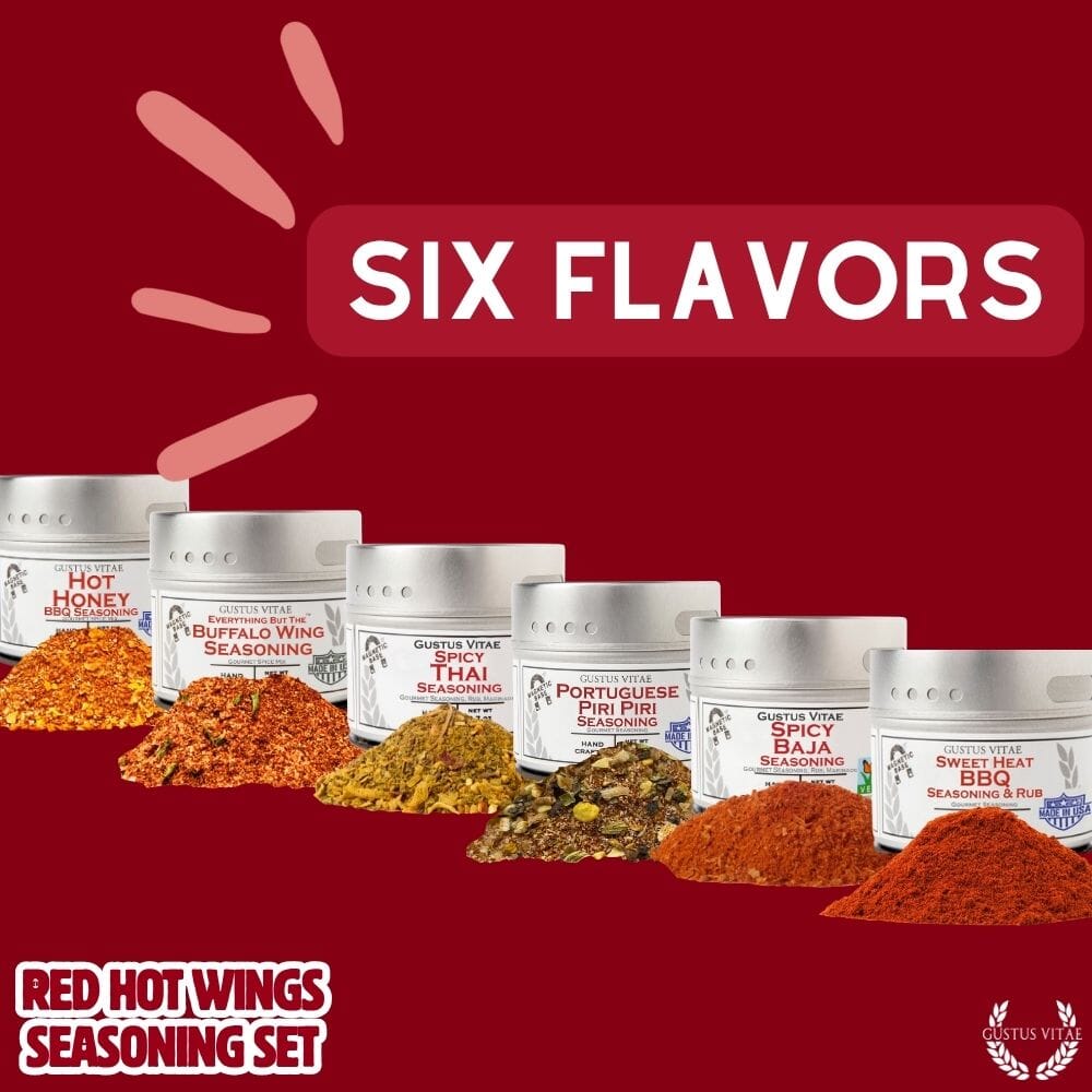 Set de condimentos para alitas Red Hot