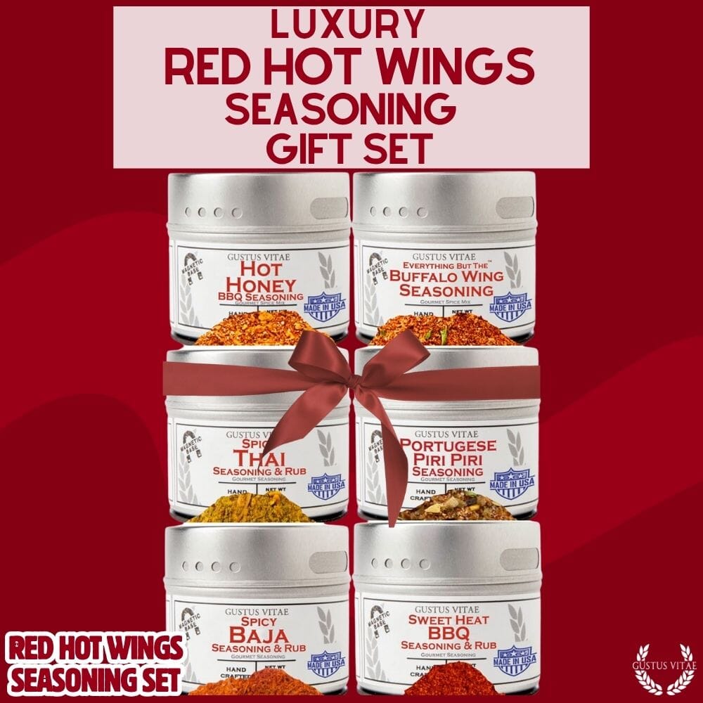 Set de condimentos para alitas Red Hot