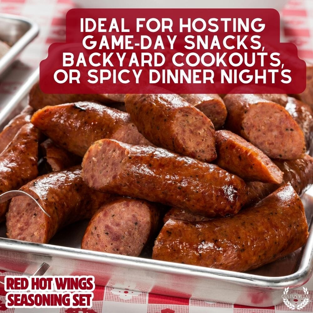 Set de condimentos para alitas Red Hot