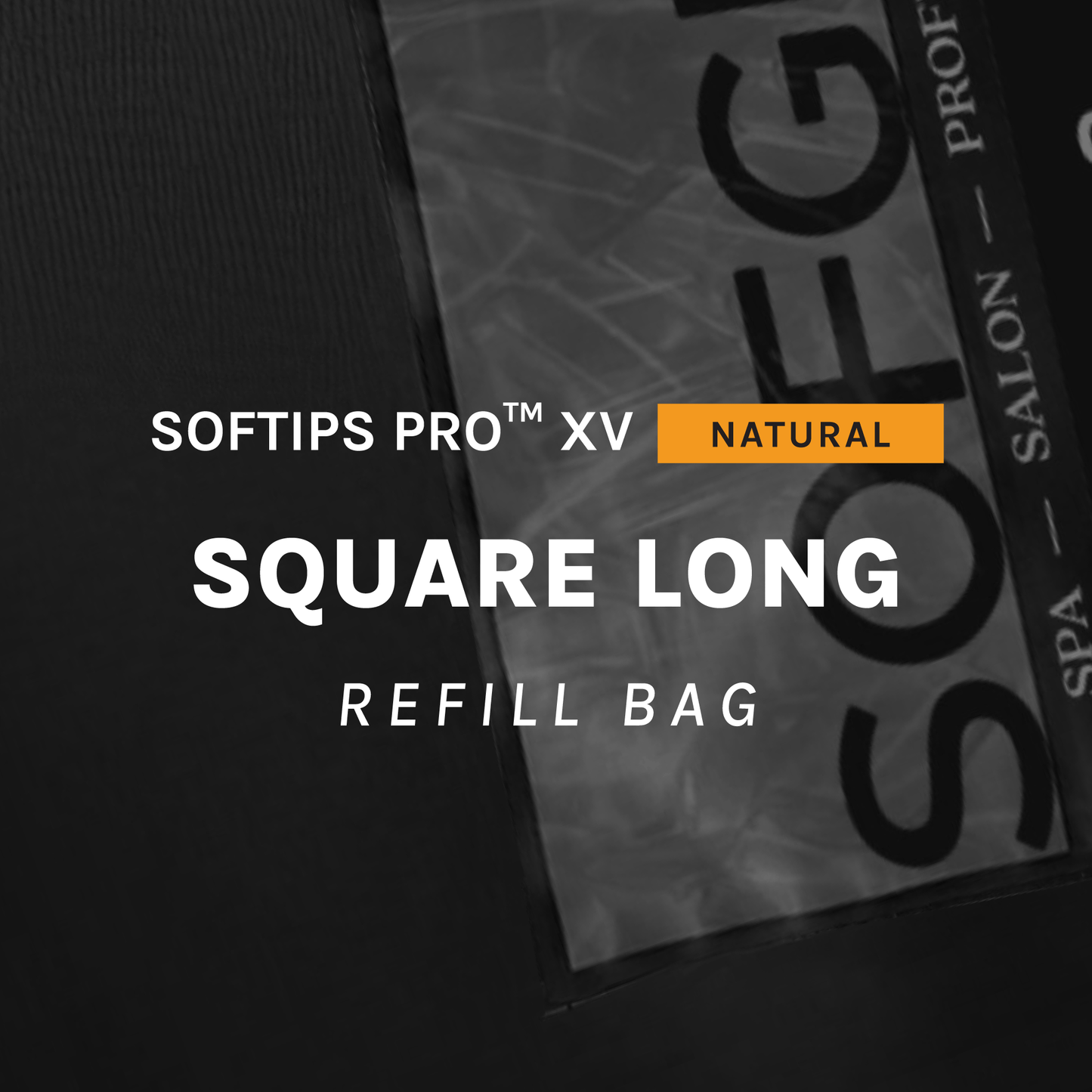 SOFTIPS PRO™ XV NATURAL - SQUARE LONG