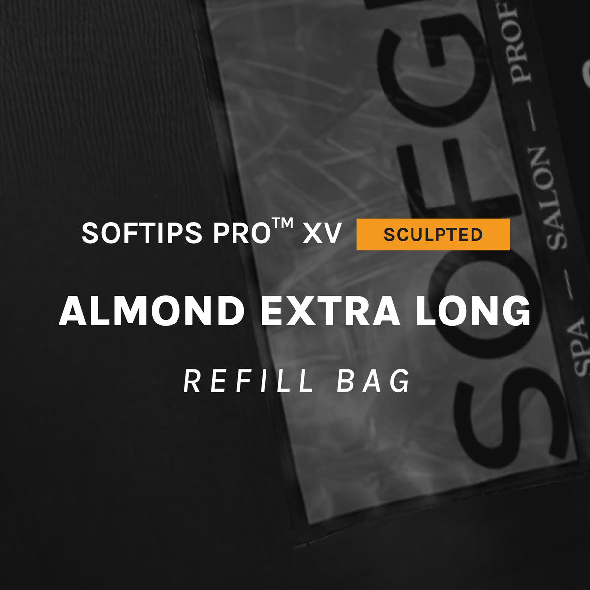 SOFTIPS PRO™ XV ESCULPIDO - ALMENDRA XL