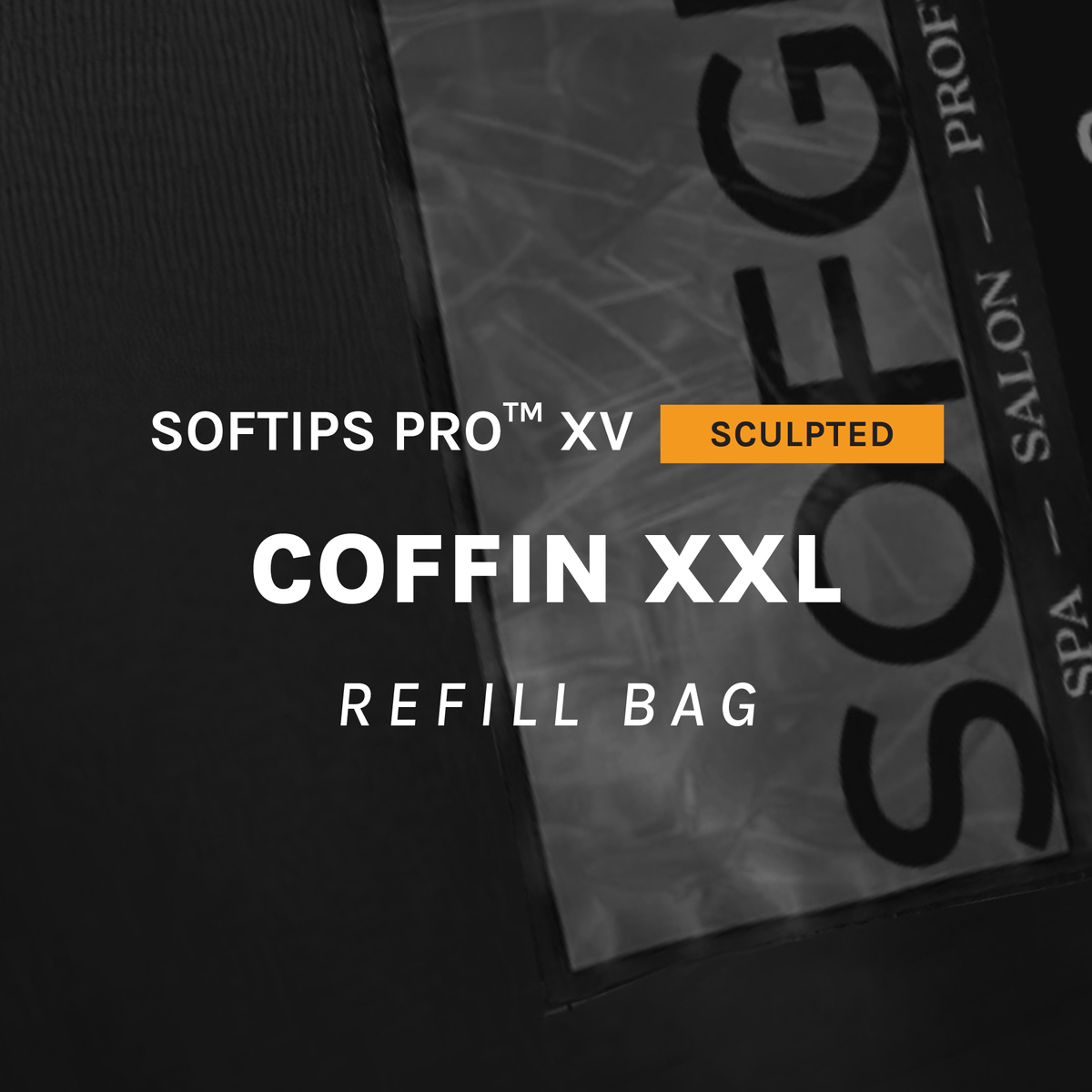 SOFTIPS PRO™ XV ESCULPIDO - ATAÚD XXL