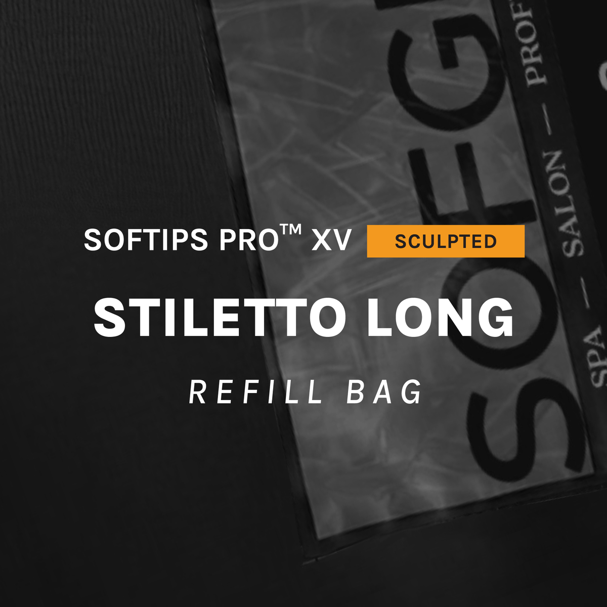 SOFTIPS PRO™ XV ESCULPIDO - STILETTO LARGO